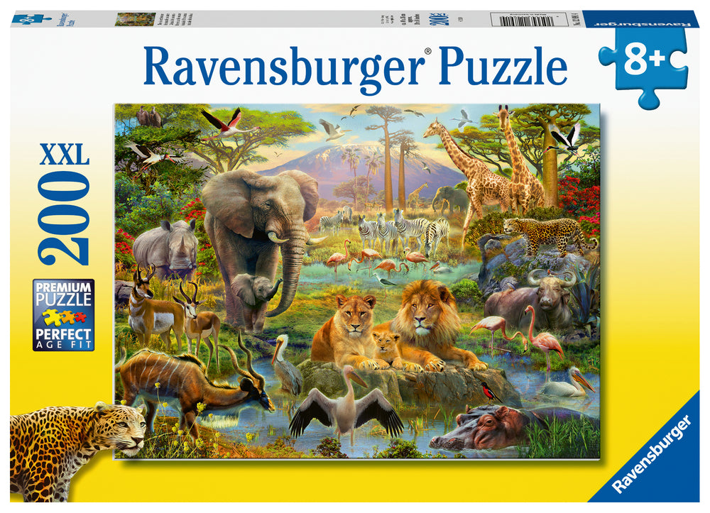 Ravensburger 200 Piece Puzzle Animals Of Savanna