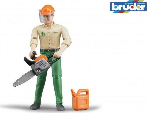 Bruder Bworld Logging man with accessories