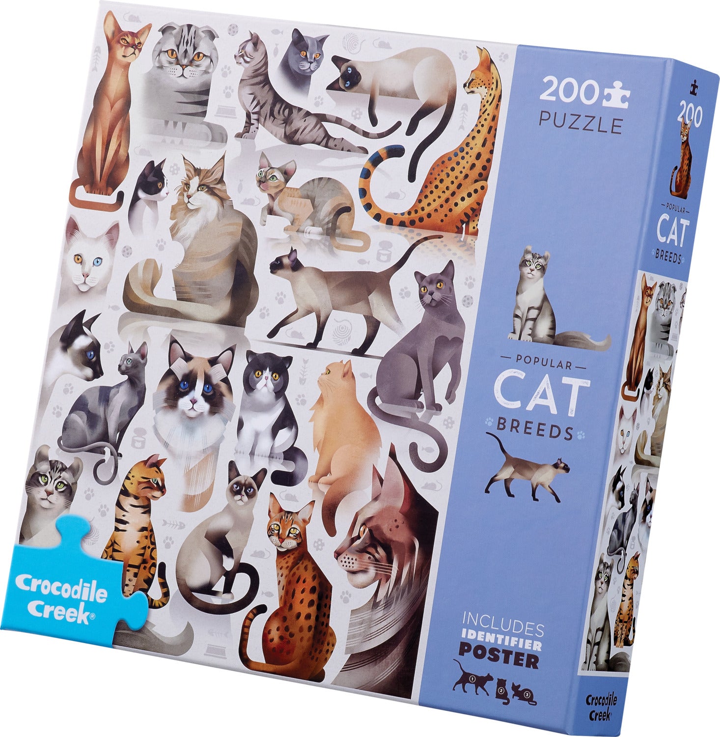 Cat Breeds 200pc Puzzle – Tom's Toys