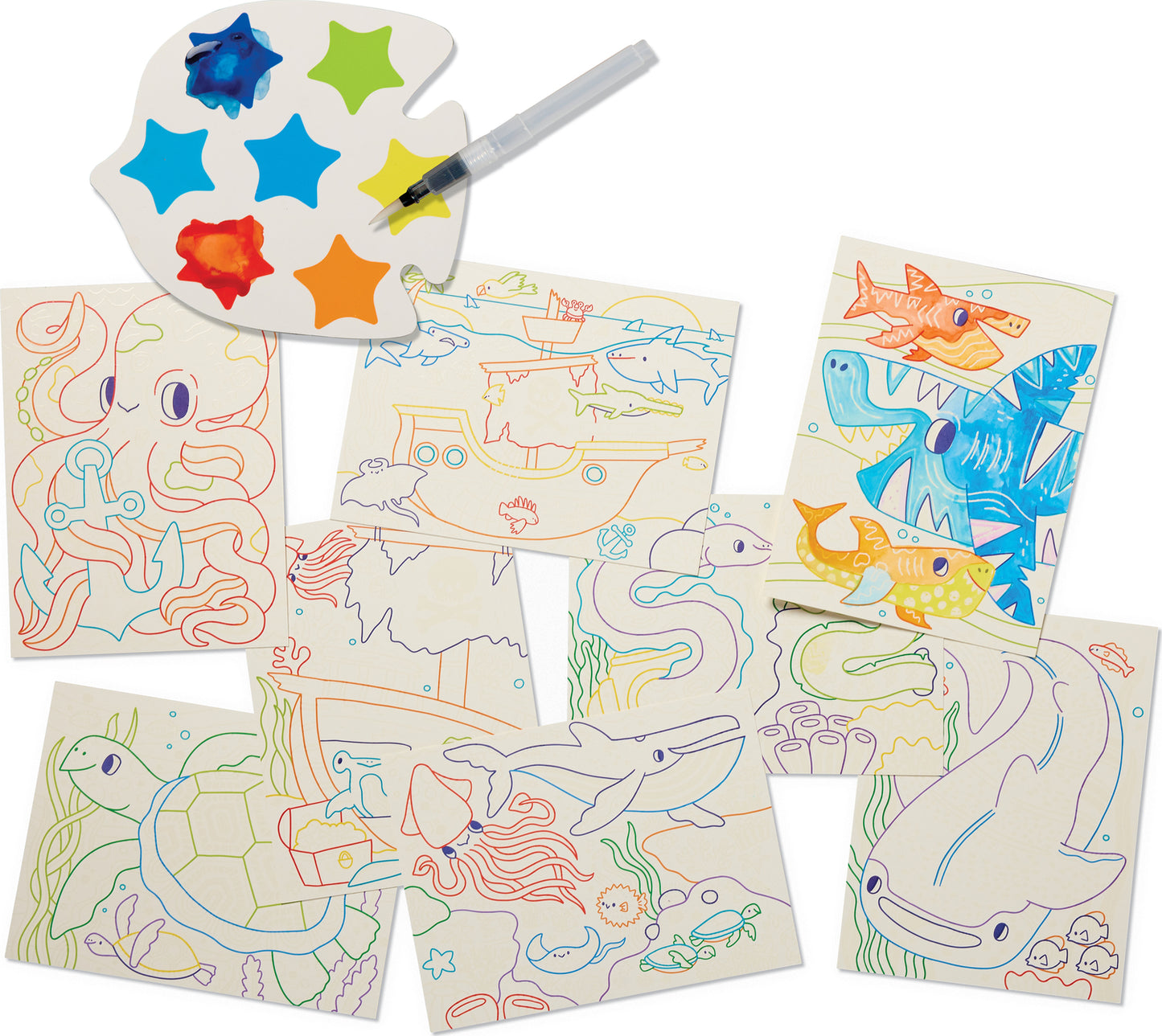 Watercolor Magic Ocean Adventure