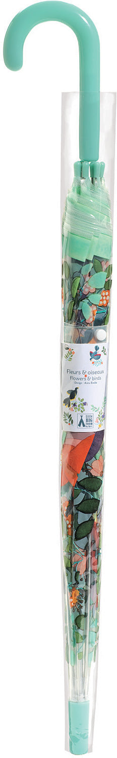 Umbrella Flowers and Birds
