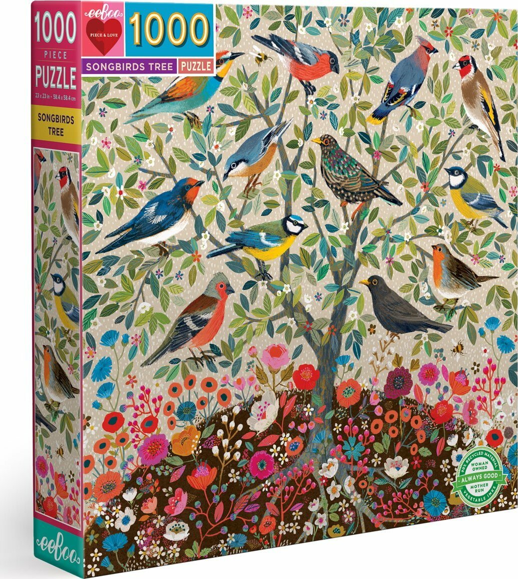 Eeboo Songbirds Tree 1000pc