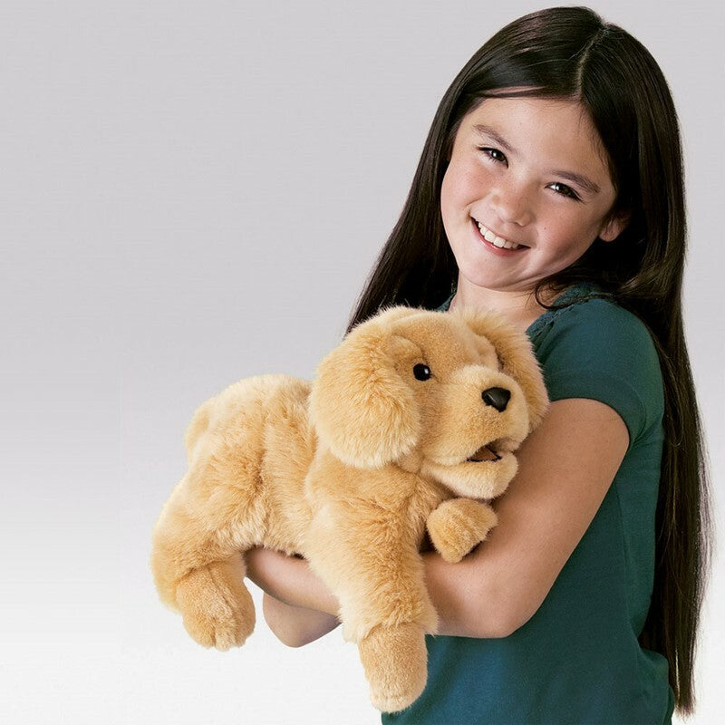 Folkmanis Golden Retriever Puppy Hand Puppet