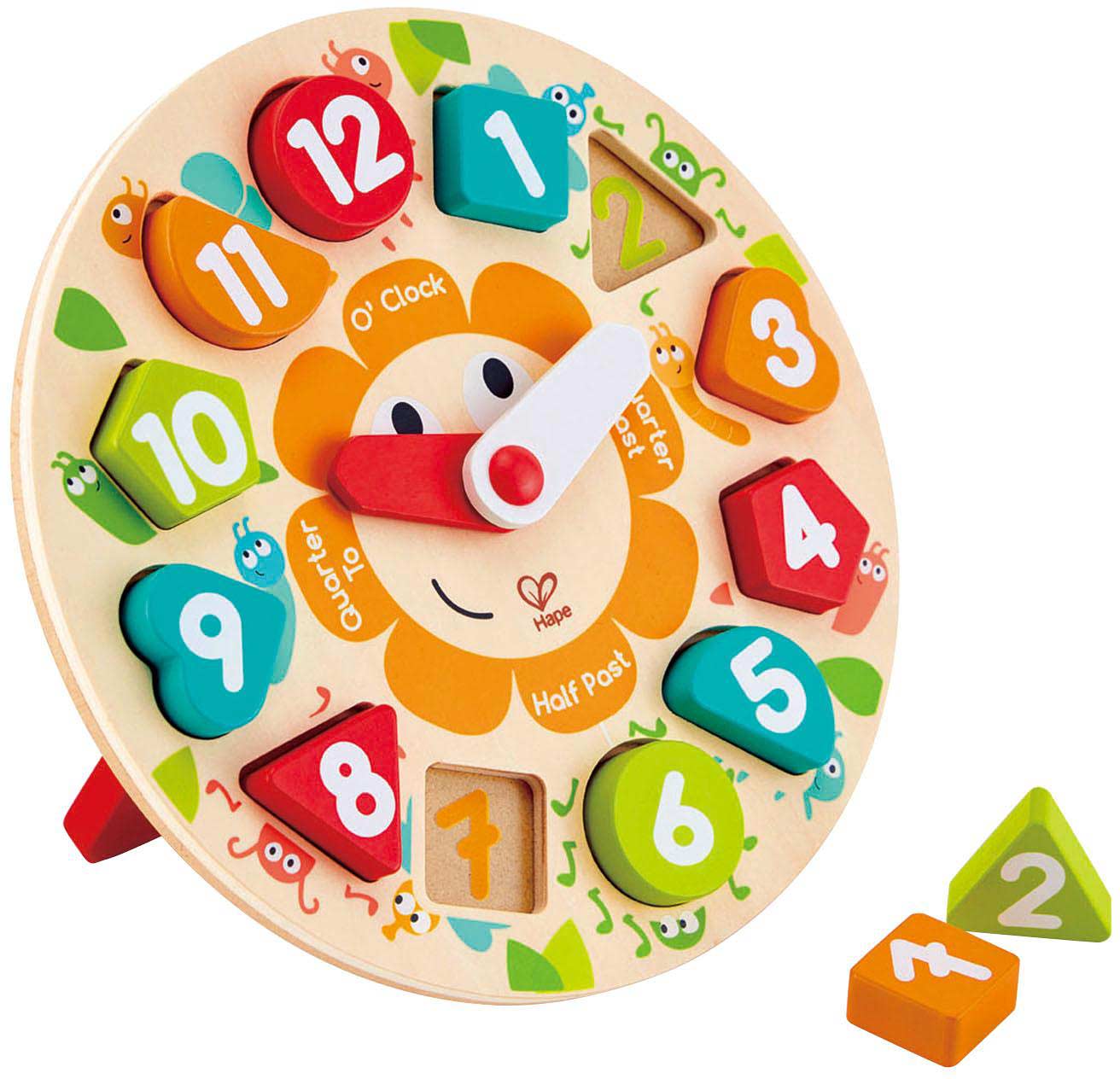 HAPE Chunky Clock Puzzle 12pc