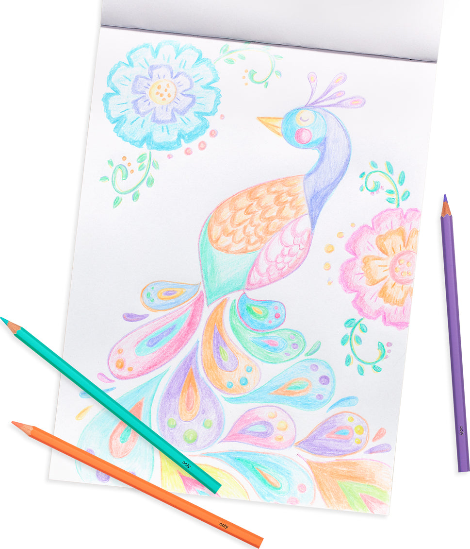 Colored Pencils Pastel Hues