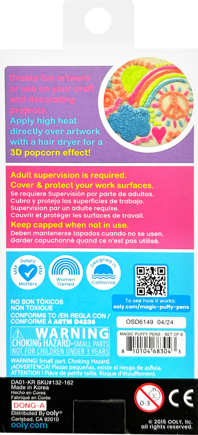 Magic Puffy Pens