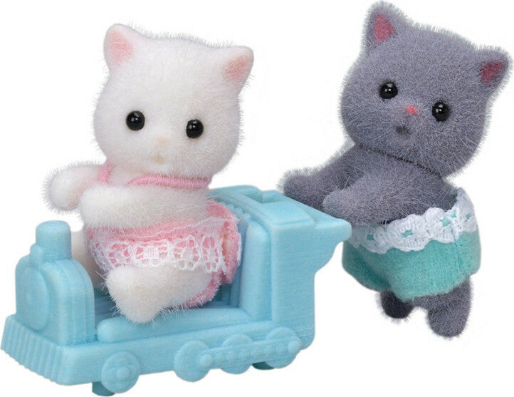 Calico Critter Persian Cat Twins