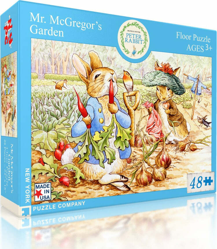 NY Puzzle Mr. McGregor's Garden 48pc