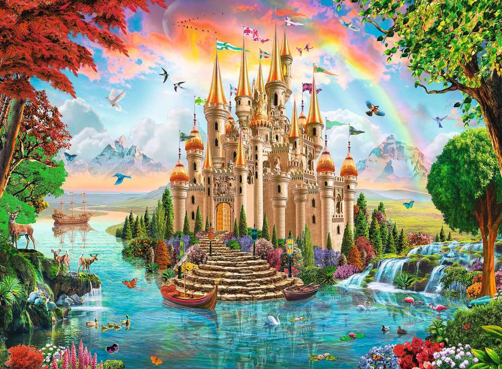 RAVENSBURGER Rainbow Castle 100pc Puzzle