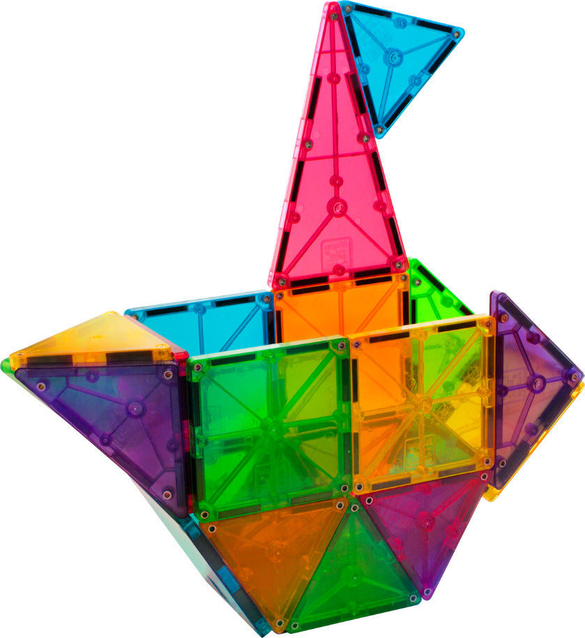 Magna-Tiles Clear Colors 32 Piece Set
