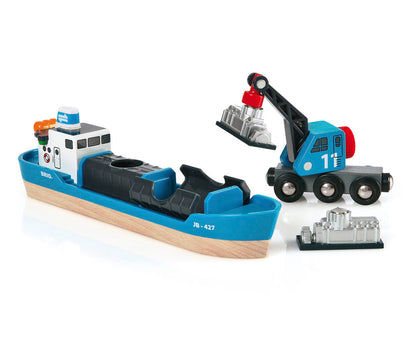 Brio Freight Ship and Crane