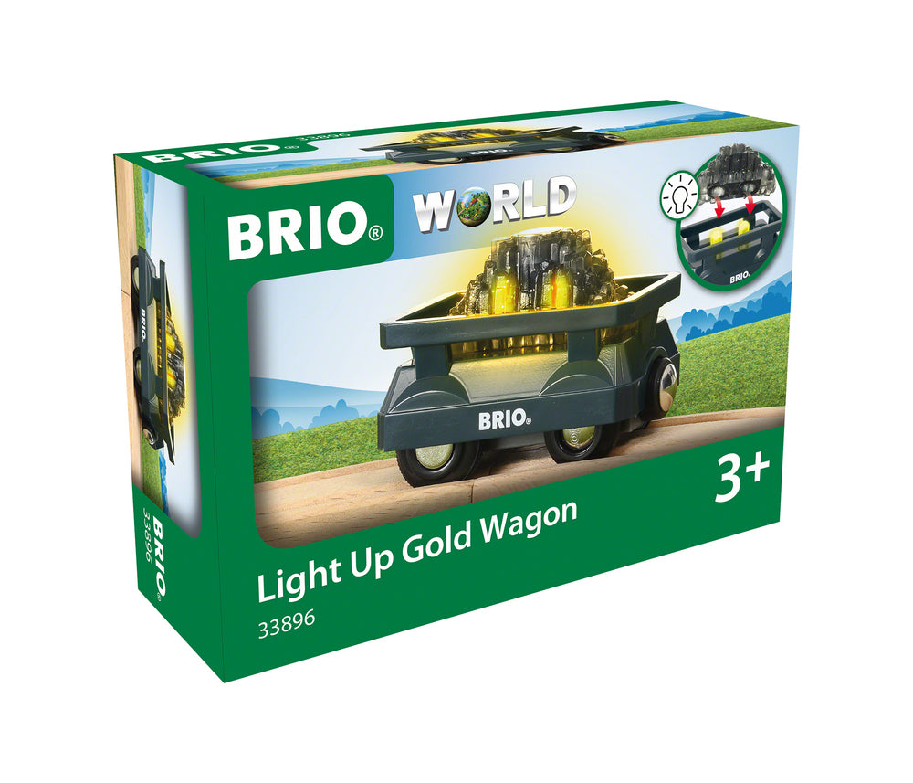 Brio Light Up Gold Wagon