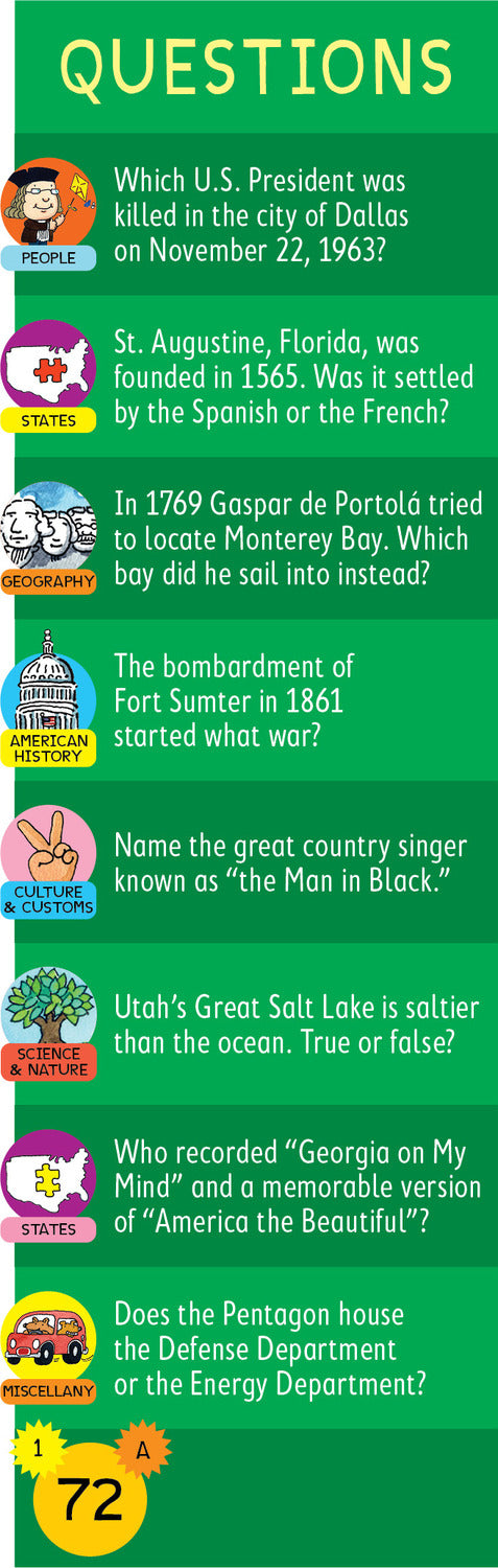 Brain Quest For the Car