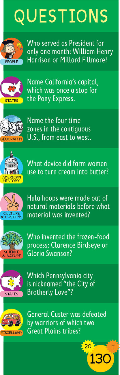 Brain Quest For the Car