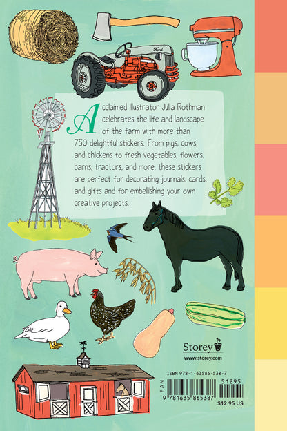 Farm Anatomy Sticker Book