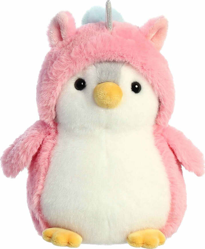 Aurora PomPom Penguin™ - 7" Unicorn