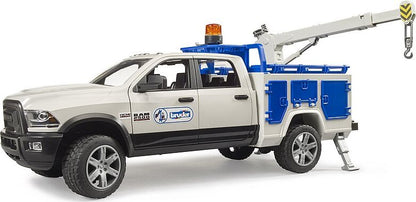 Bruder RAM 2500 Service Truck with Rotating Beacon Light