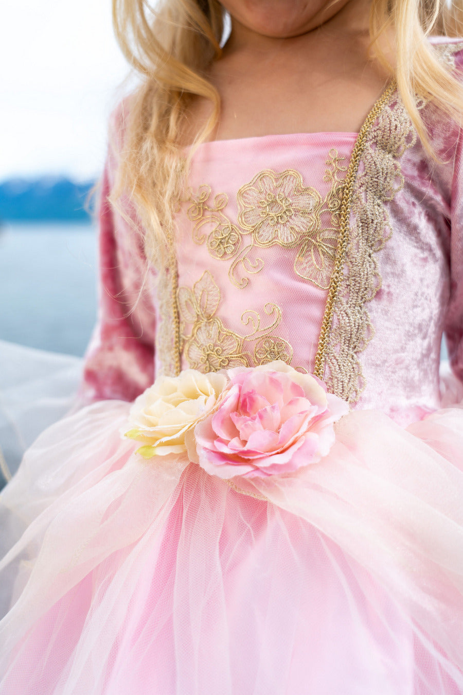 Pink Rose Princess Dress (Size 5-6)