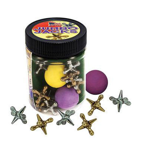 Jumbo Jacks Toy Jar With Color Canvas Pouch