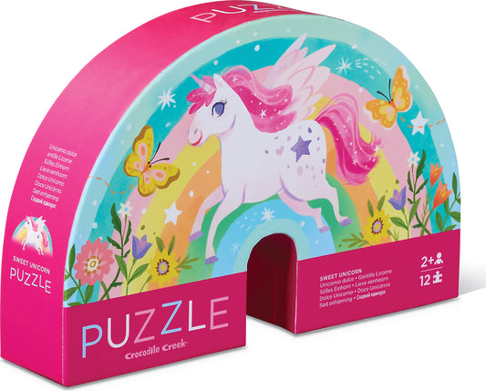 Crocodile Creek Sweet Unicorn 12pc Mini Puzzle