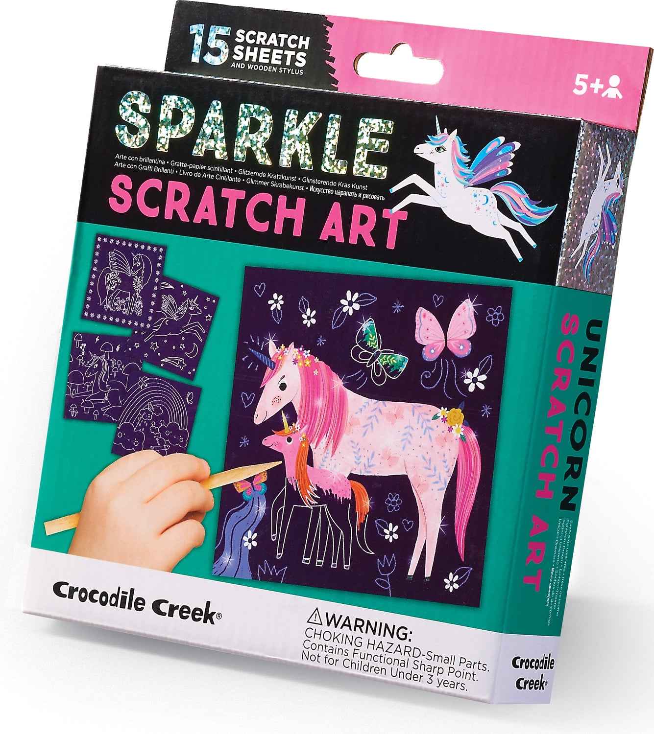 Sparkle Scratch Art Unicorn