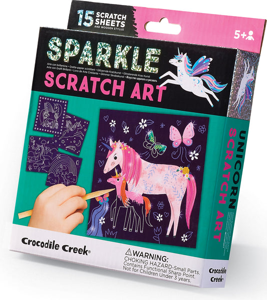 Sparkle Scratch Art Unicorn
