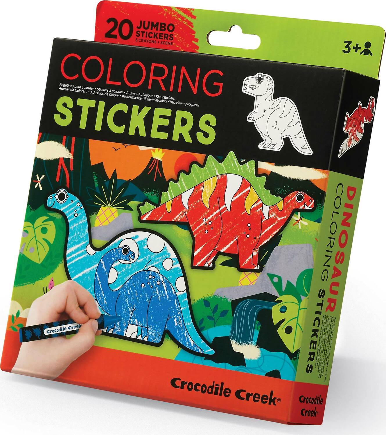 Coloring Stickers Dinosaur