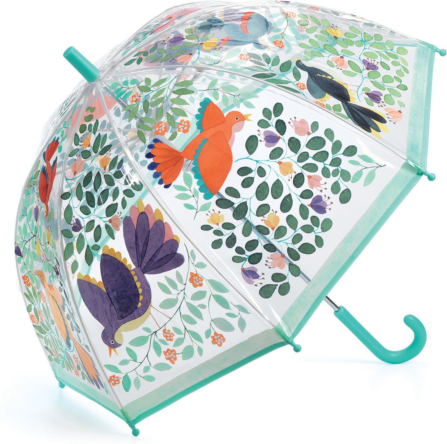 Umbrella Flowers and Birds