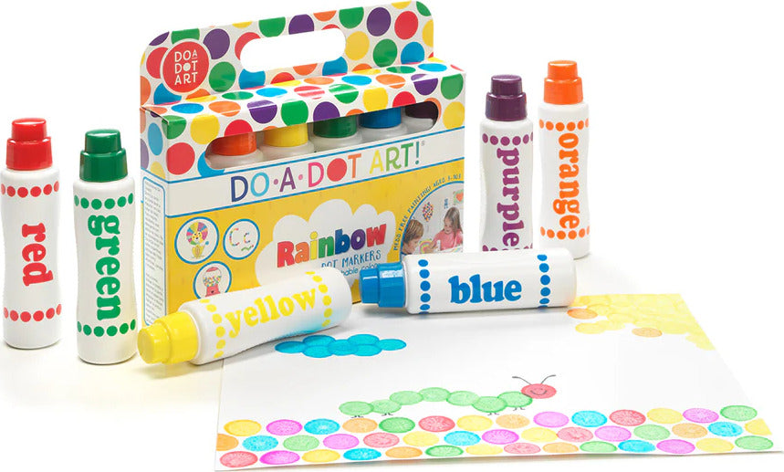 Dot-Art Markers 6-pk Rainbow