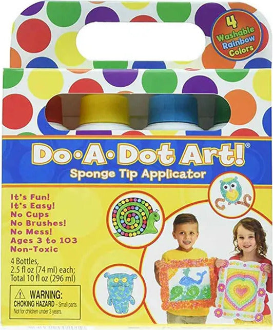 Dot-Art Markers 4-Pk Rainbow