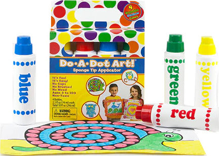 Dot-Art Markers 4-Pk Rainbow