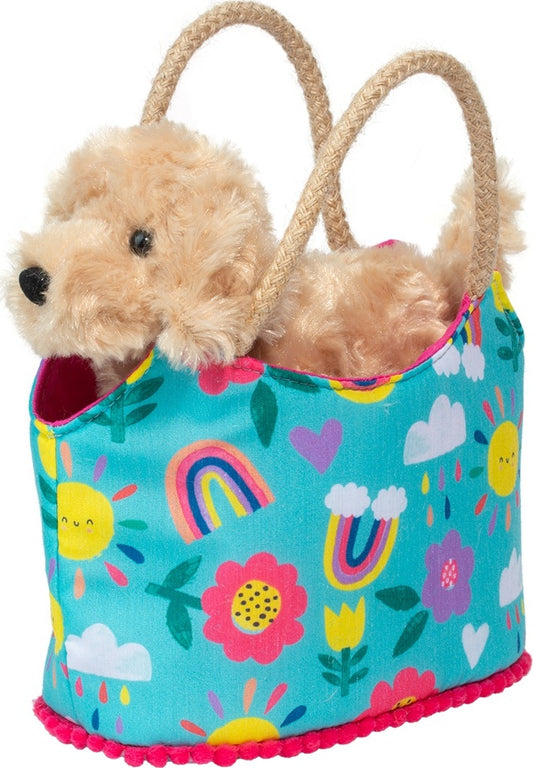 Douglas In the Pink Paisley Sak With Black Cat