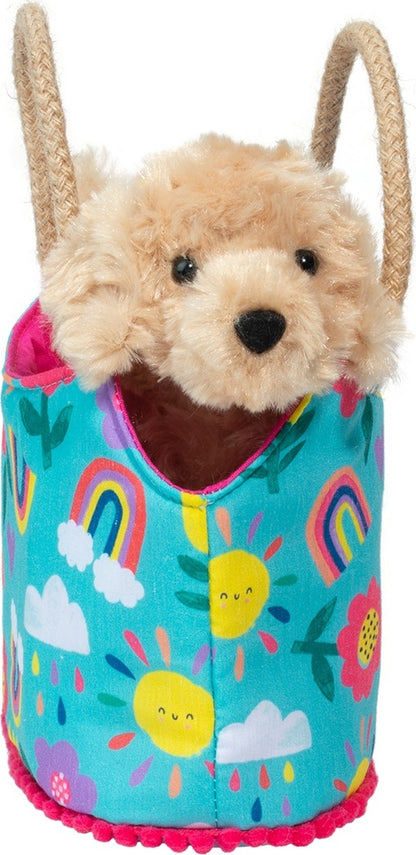 Douglas In the Pink Paisley Sak With Black Cat