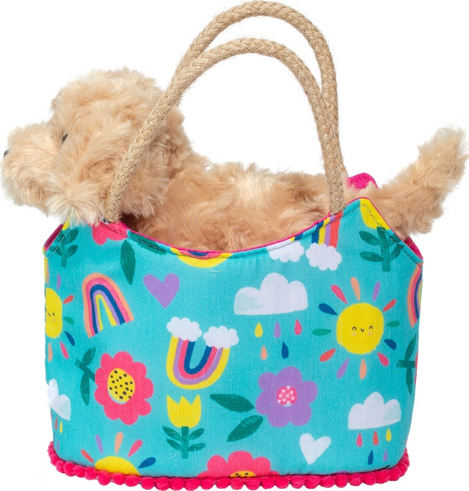 Douglas In the Pink Paisley Sak With Black Cat