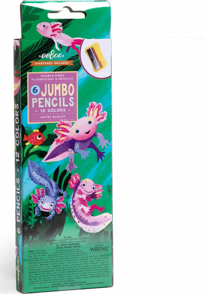 Double-Sided Pencils Axolotl Jumbo