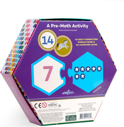 Numbers (hexagon puzzle pairs)