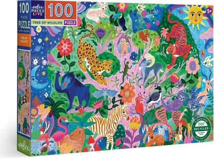 Tree of Wildlife (100 piece puzzles)