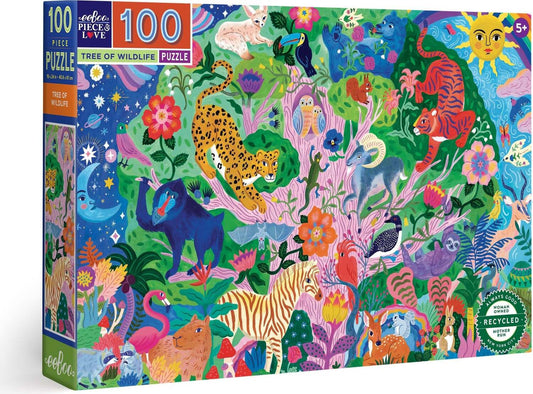 Tree of Wildlife (100 piece puzzles)