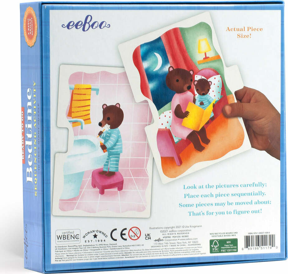 EEBOO Ready to Go Puzzle - Bedtime