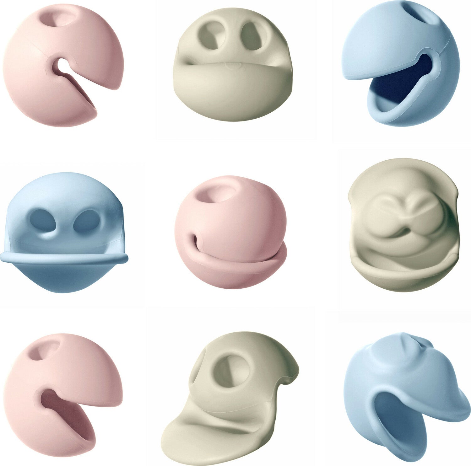 Mox 3-set Sensory Balls Pastel Colors (by MOLUK)