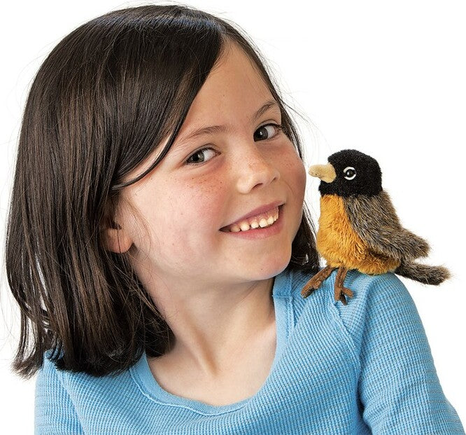Folkmanis Mini Robin Finger Puppet
