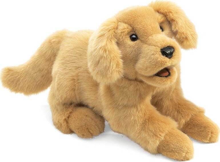 Folkmanis Golden Retriever Puppy Hand Puppet