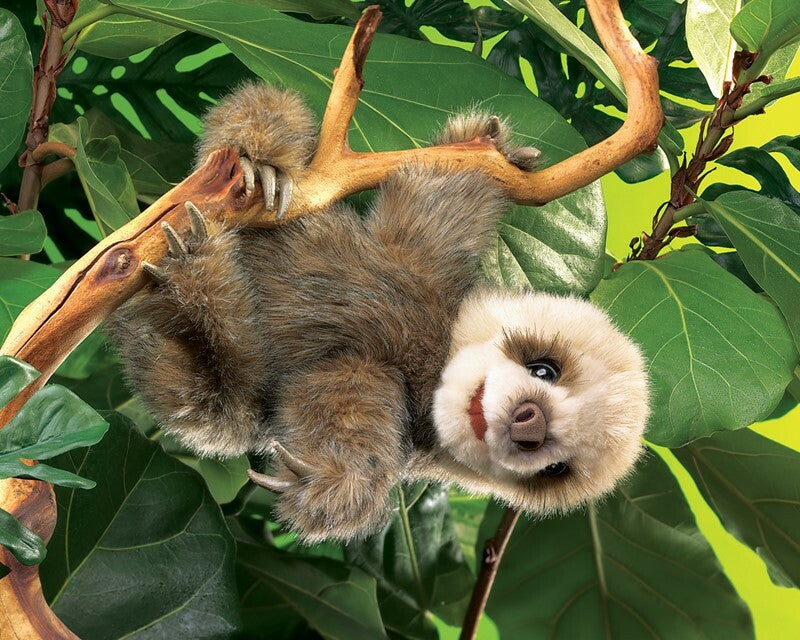 Folkmanis Sloth, Baby Hand Puppet