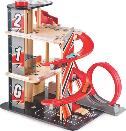 Hape Gearhead Stunt Garage