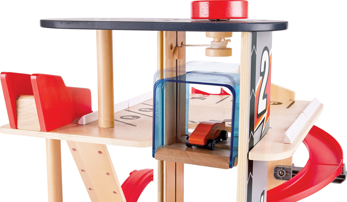 Hape Gearhead Stunt Garage