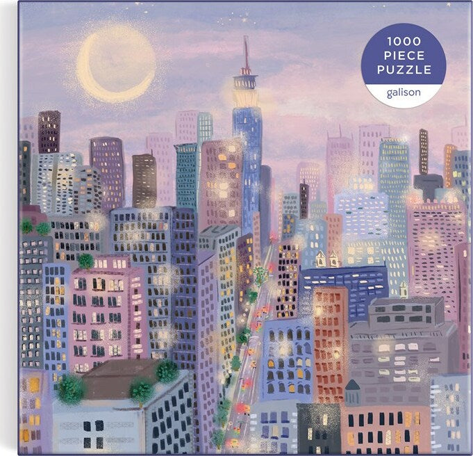 City Lights 1000 Pc Puzzle In a Square box