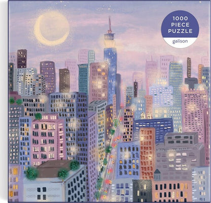 City Lights 1000 Pc Puzzle In a Square box