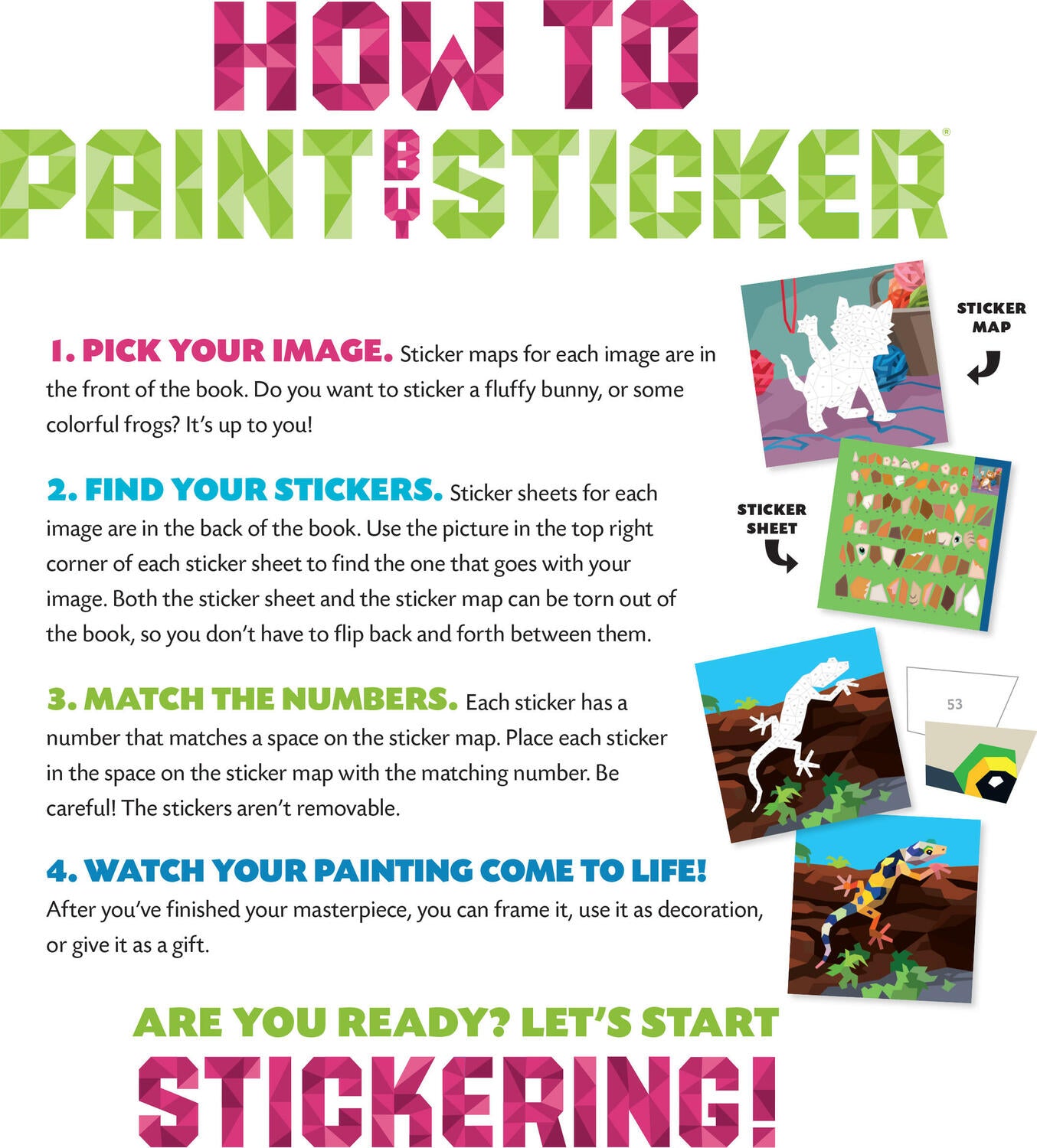 Paint by Sticker Kids: Pets