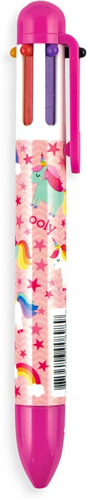 6 in 1 Click Pens - Unique Unicorns