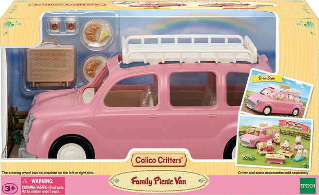 Calico Critter Family Picnic Van